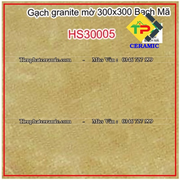 Gạch lát nền Bạch Mã 30×30 HS30005